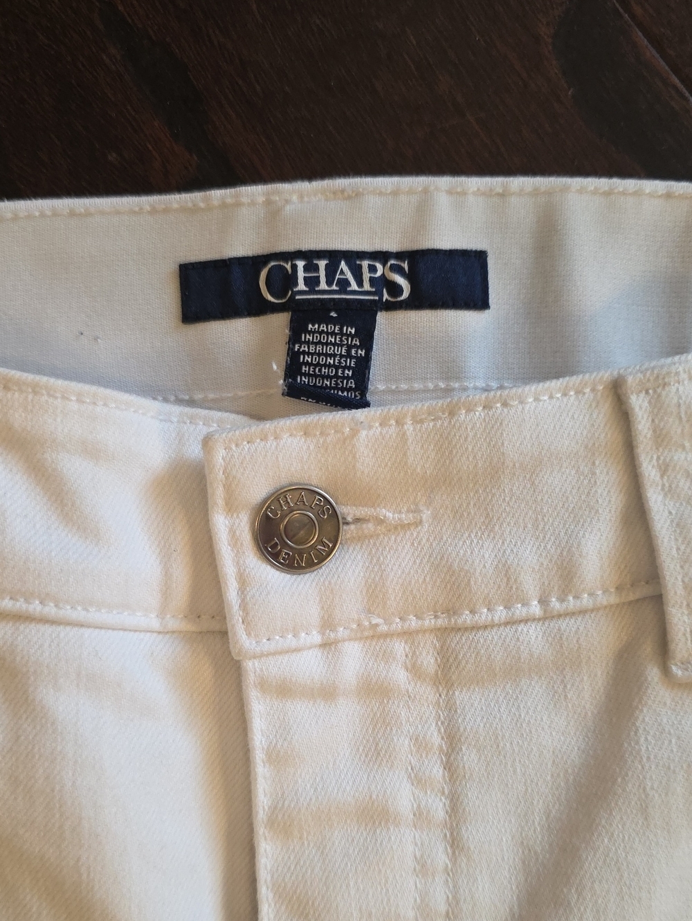 CHAPS Women’s White Denim Jeans
